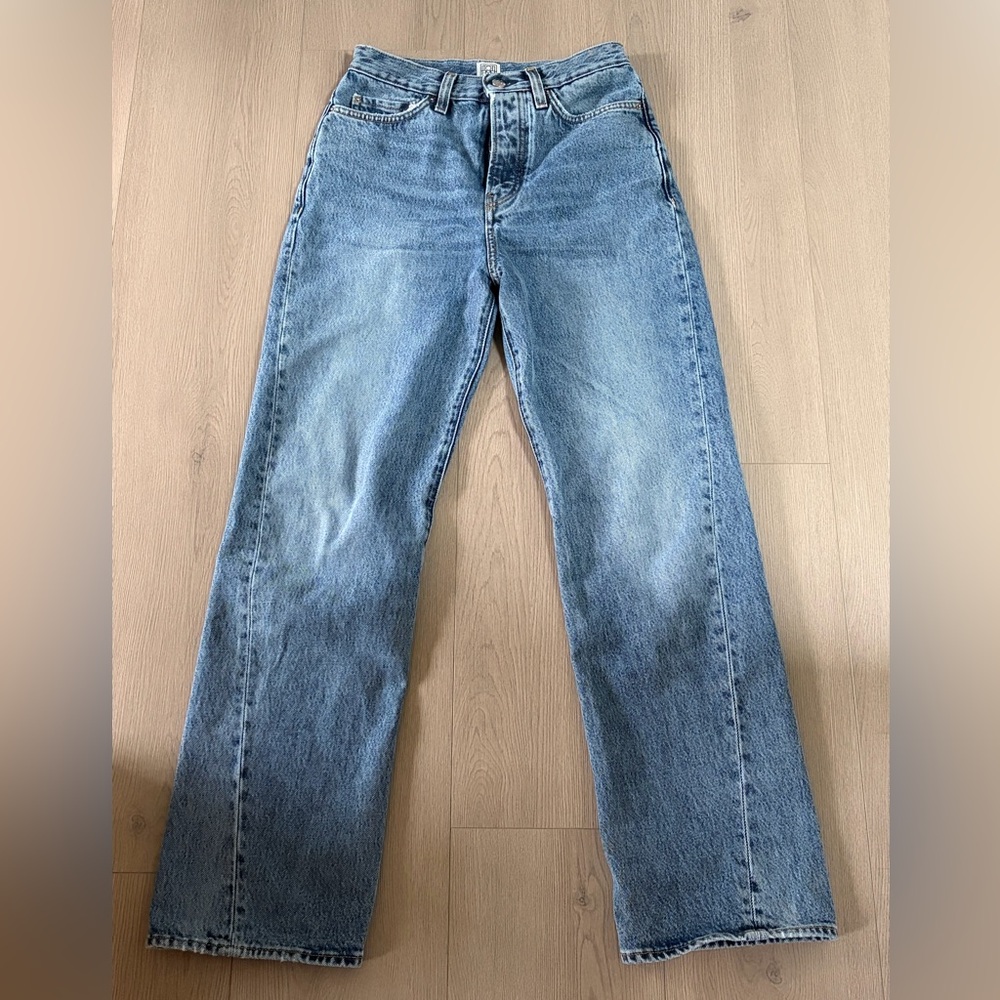 Toteme Straight Jeans in Light Blue